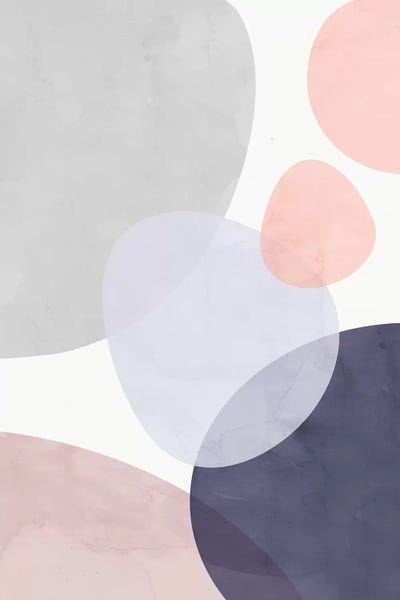 Scandinavian Décor: Pastel Shapes III by Emanuela Carratoni