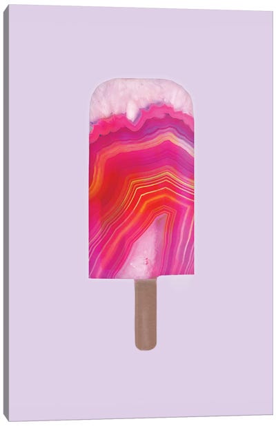 Agate Popsicle Canvas Art Print - Sweets & Dessert Art