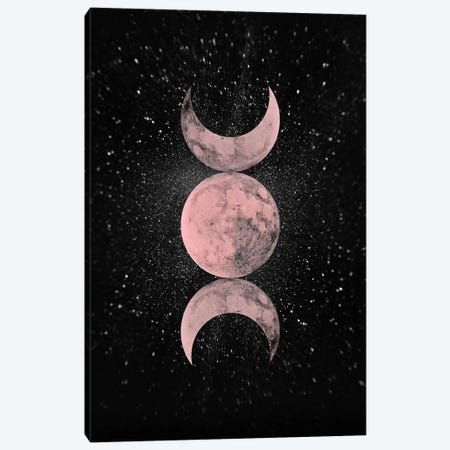 Pink Moon Symbol Canvas Print #CTI207} by Emanuela Carratoni Canvas Artwork