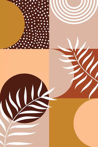 Emanuela Carratoni: Baked Earth Geometric Theme by Emanuela Carratoni