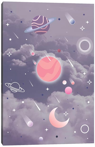 Space Clouds Canvas Art Print - Mysticism