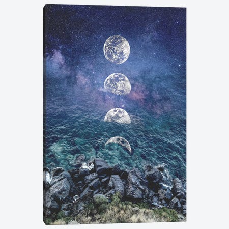 Moon Galaxy Canvas Print #CTI214} by Emanuela Carratoni Canvas Print