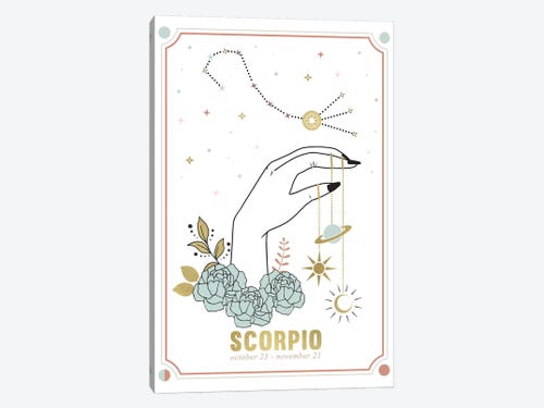 Scorpio Zodiac Print/Scorpio Poster/Scorpio Wall Art/Horoscope Astrology Prints/Zodiac Prints gift/Star Sign/Scorpio zodiac poster/Zodiac