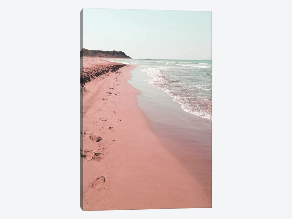 Wild Pink Ocean by Emanuela Carratoni 1-piece Canvas Art Print