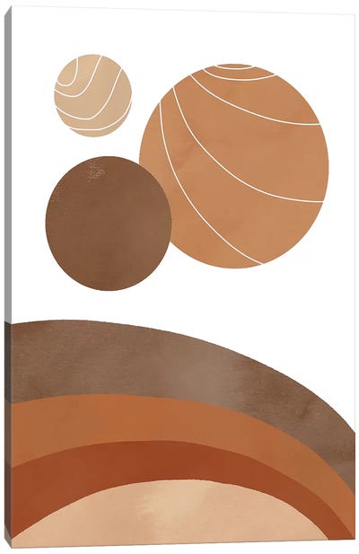 Baked Earth Worlds Canvas Art Print - Adobe Abstracts