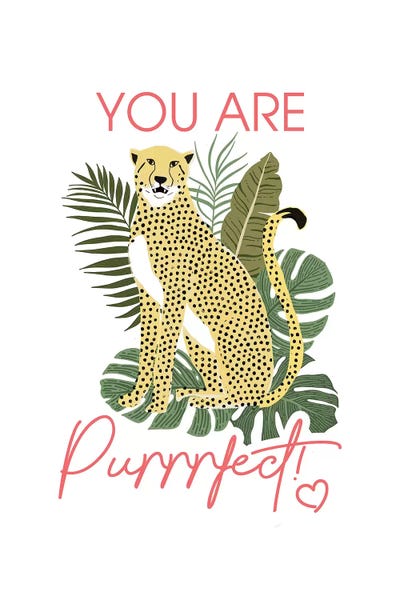 You Are Purrr-Fect by Emanuela Carratoni canvas print