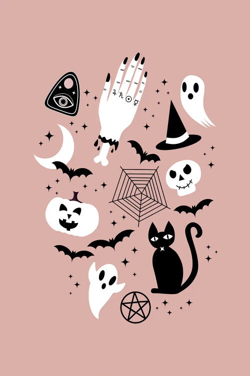 Halloween Strange Things by Emanuela Carratoni wall art