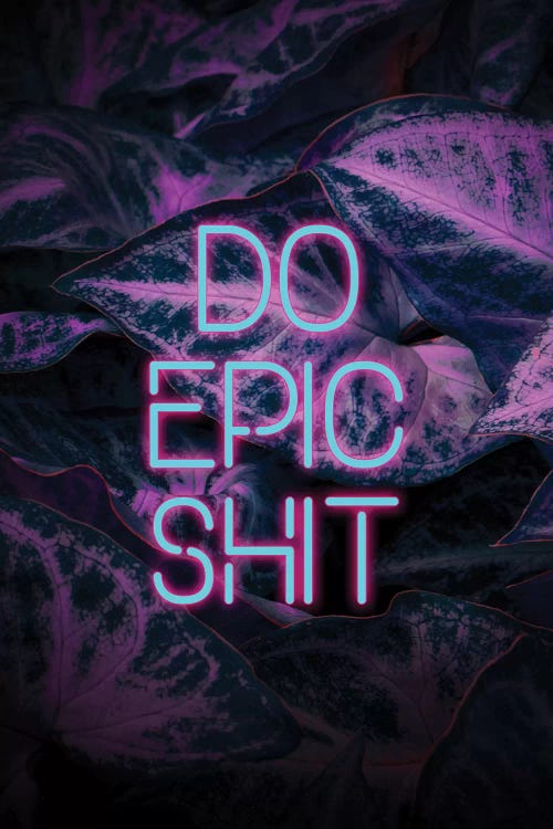 Do Epic Shit by Emanuela Carratoni wall art