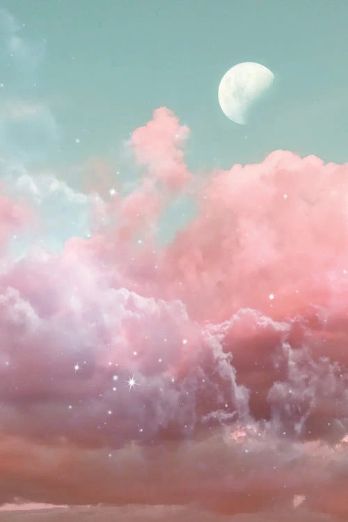Lonely Moon by Emanuela Carratoni wall art