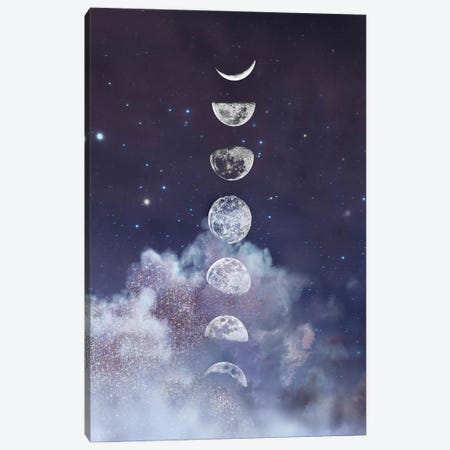 Moon in the Sky with Diamonds Canvas Print #CTI272} by Emanuela Carratoni Canvas Wall Art