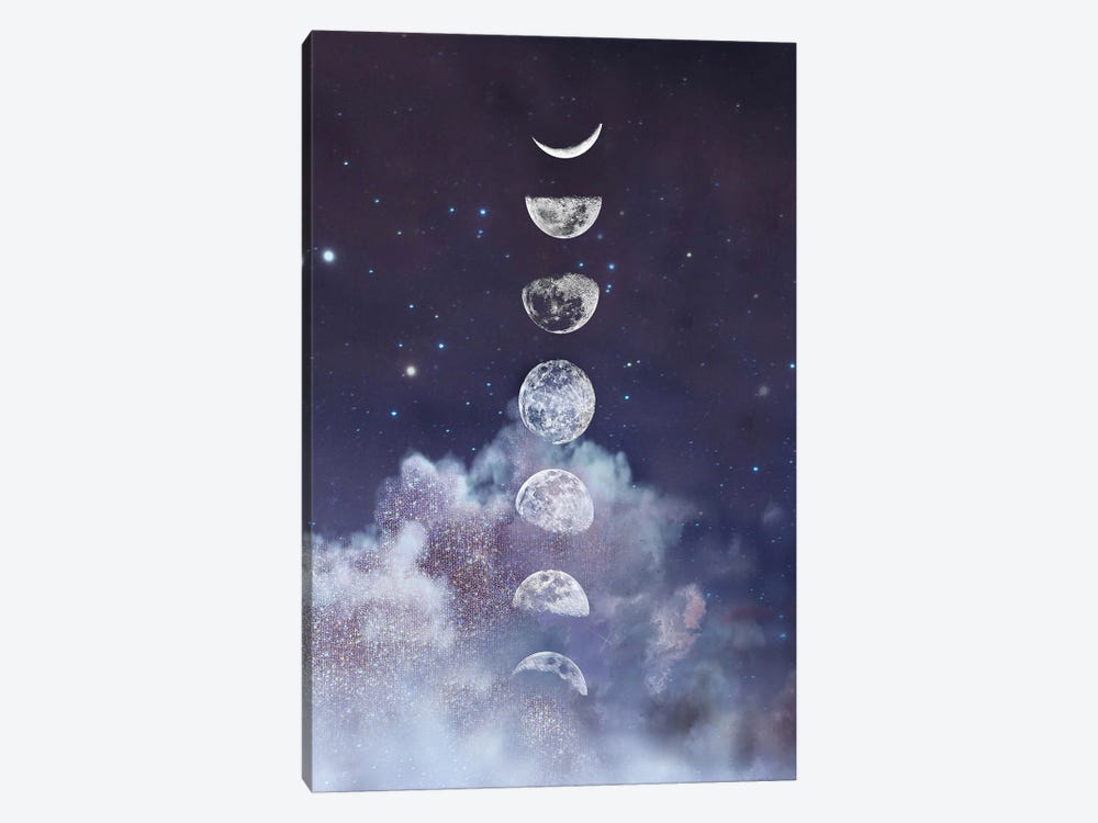Moon in the Sky with Diamonds by Emanuela Carratoni 1-piece Canvas Artwork