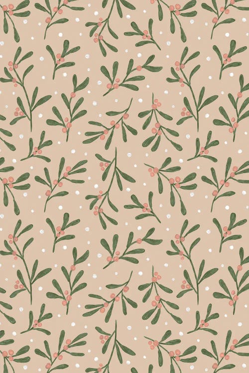 Mistletoe Theme I by Emanuela Carratoni wall art