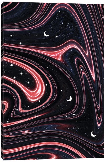 Marbled Space Canvas Art Print - Galaxy Art