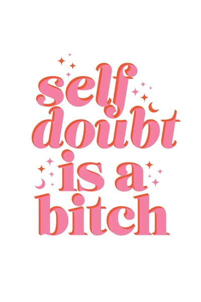 Self Love Is A Bitch by Emanuela Carratoni metal wall art