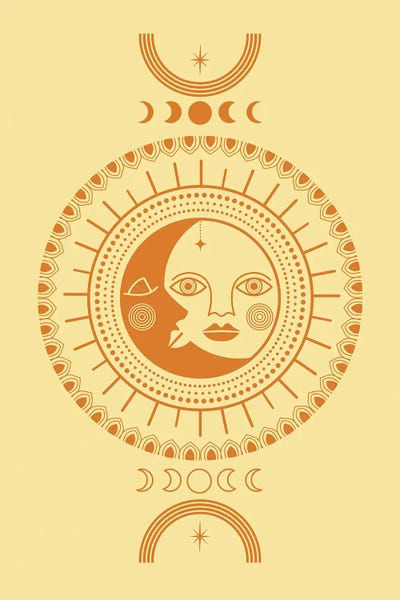 Sun & Moon: Moon Or Sun by Emanuela Carratoni