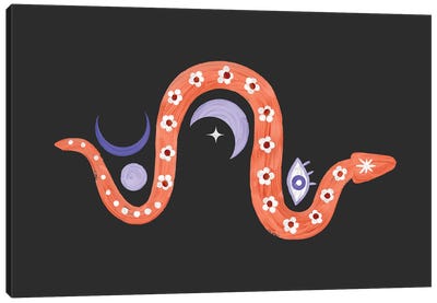 Mystic Snake Canvas Art Print - Folksy Fauna