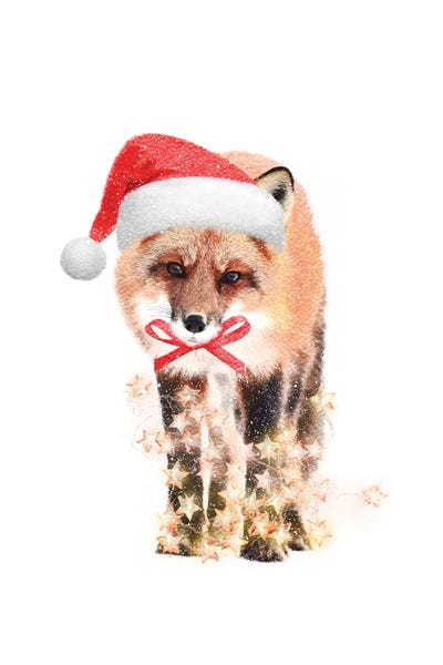 Christmas Animals: Christmas Fox by Emanuela Carratoni