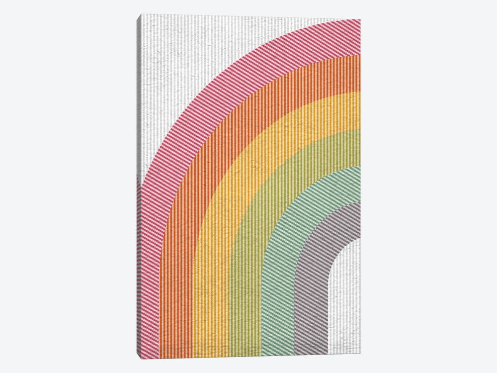Line Rainbow by Emanuela Carratoni 1-piece Canvas Print