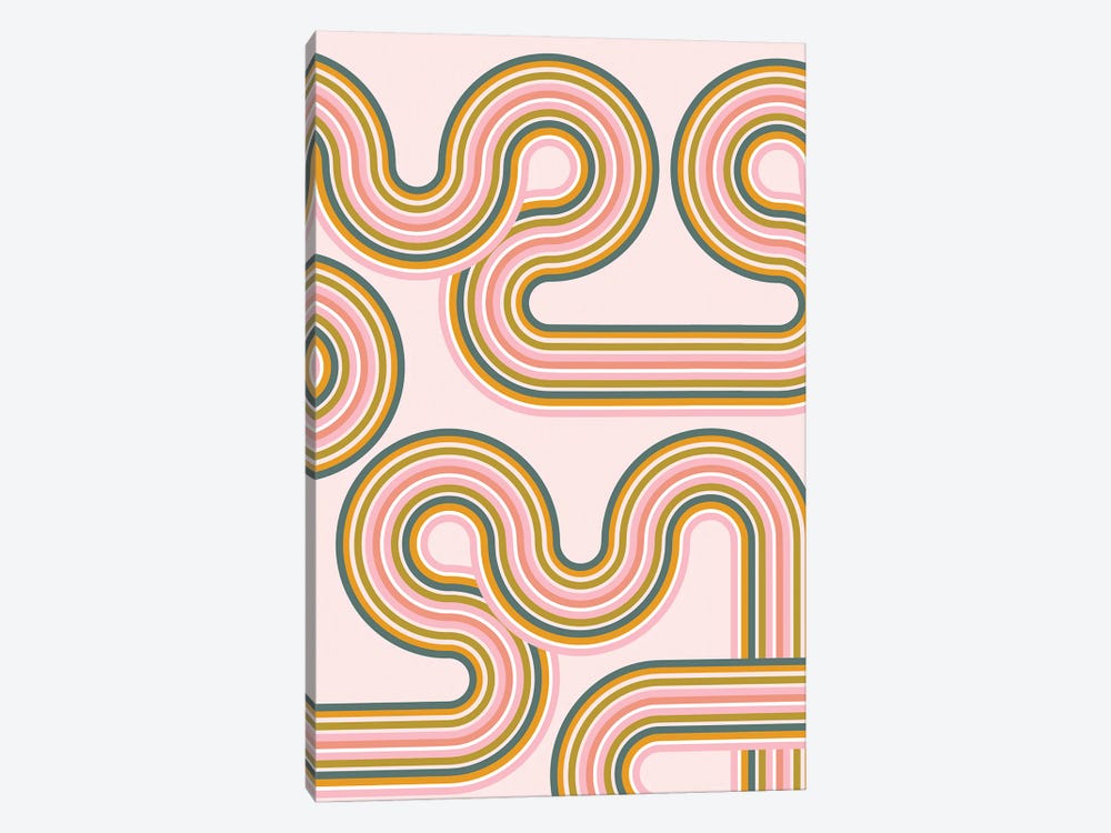 Swirl Rainbow by Emanuela Carratoni 1-piece Art Print