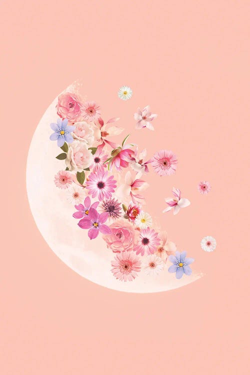 Spring Floral Moon