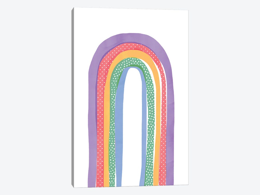 Pride Painted Rainbow by Emanuela Carratoni 1-piece Canvas Print
