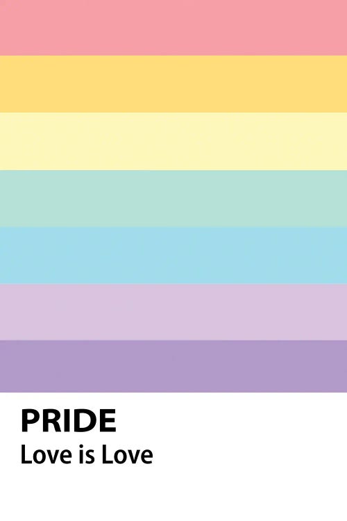 Pastel Pride Rainbow Flag