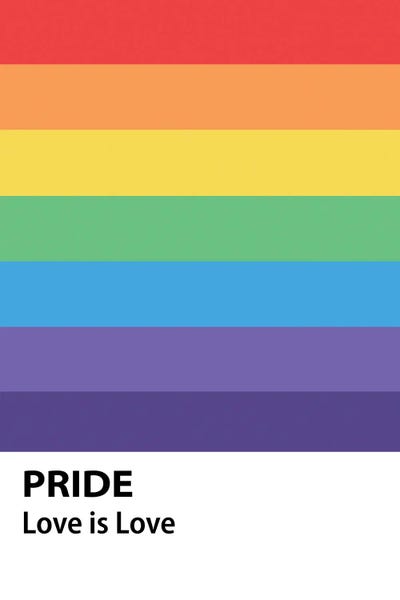 Inspirational Office: Pride Rainbow Flag by Emanuela Carratoni