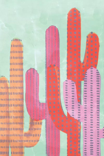 Southwest Décor: Funny Cactus by Emanuela Carratoni