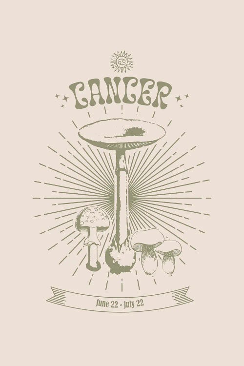 Mushrooms Zodiac Cancer