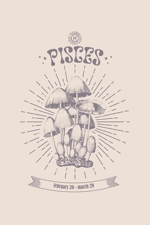 Mushrooms Zodiac Pisces