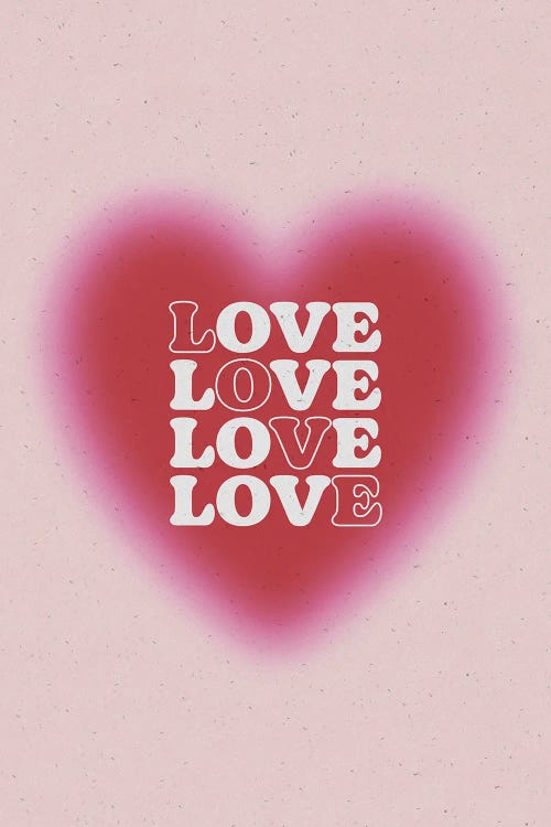 Love Love Love Love by Emanuela Carratoni wall art