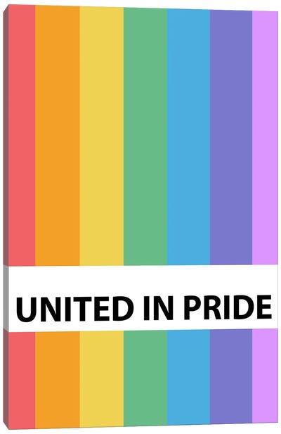 United In Pride Canvas Art Print - Emanuela Carratoni
