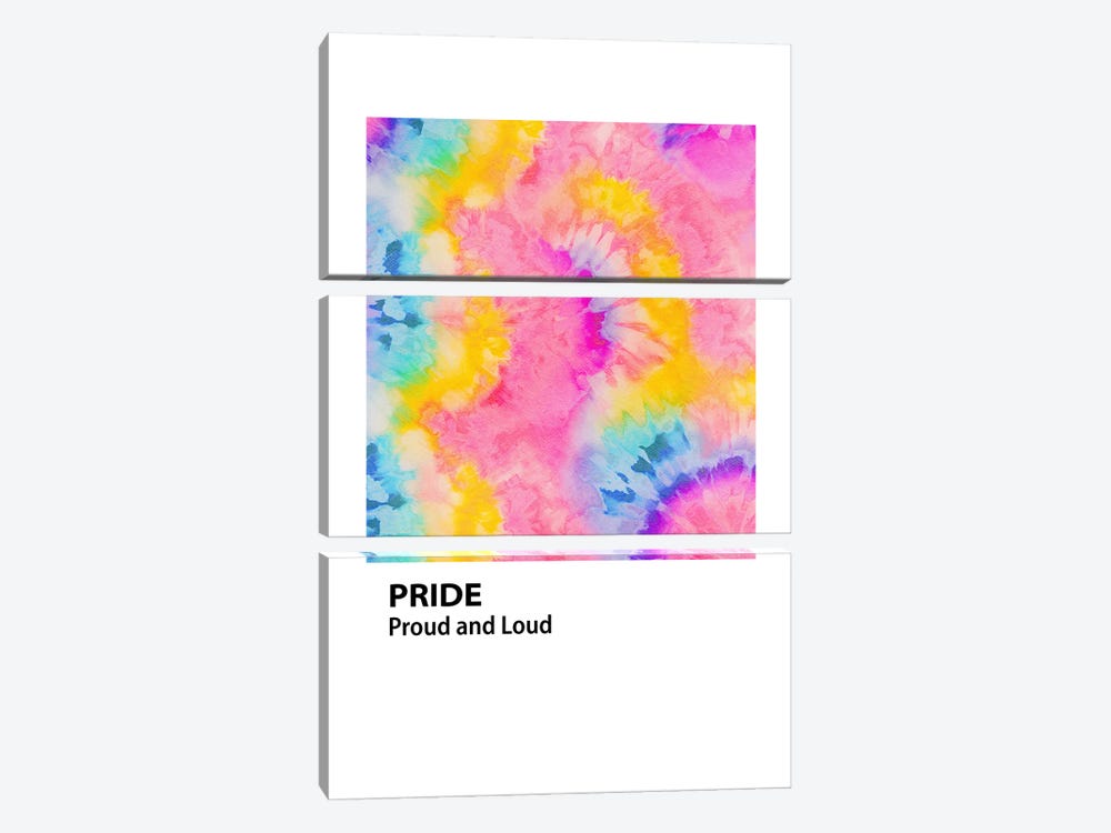 Proud And Loud by Emanuela Carratoni 3-piece Canvas Wall Art