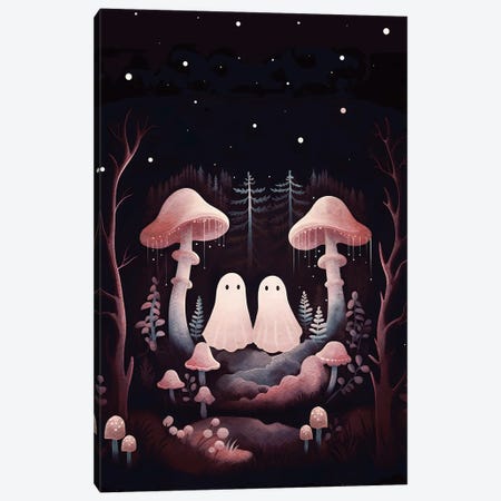 Mushroom Twin Ghosts Canvas Print #CTI397} by Emanuela Carratoni Canvas Art