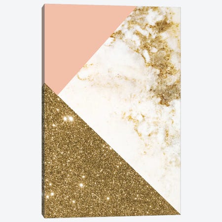 Gold Marble Collage Canvas Print #CTI40} by Emanuela Carratoni Canvas Wall Art