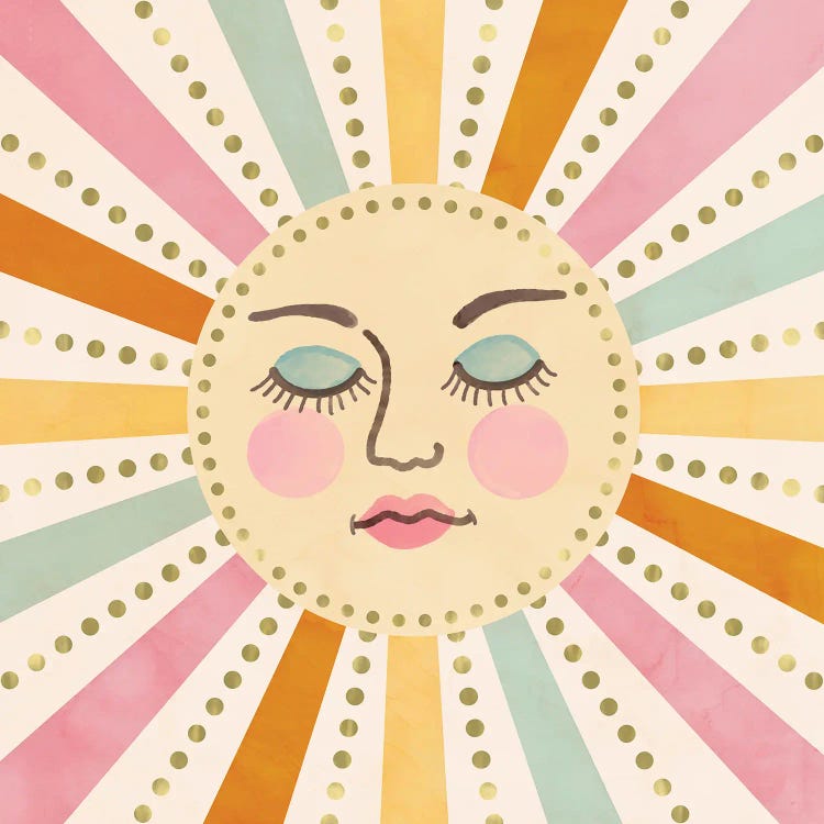 Vintage Sun by Emanuela Carratoni wall art