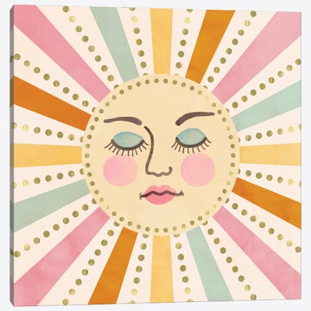 Vintage Sun Canvas Print #CTI410} by Emanuela Carratoni Canvas Wall Art