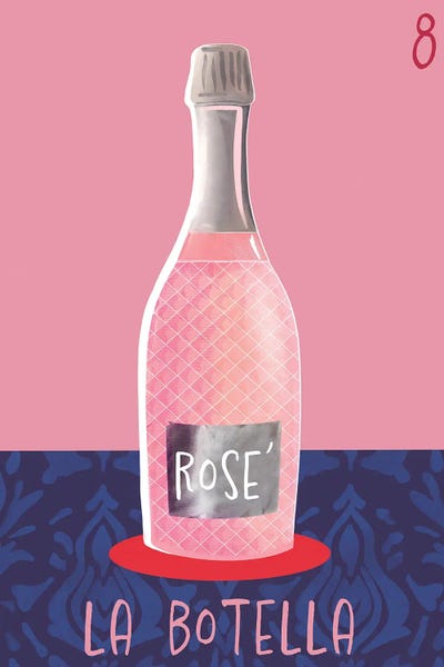 Fine Art Print: The Champagne Bottle by Emanuela Carratoni