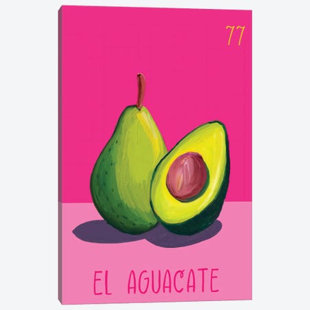 El Aguacate The Avocado Canvas Print #CTI419} by Emanuela Carratoni Canvas Art