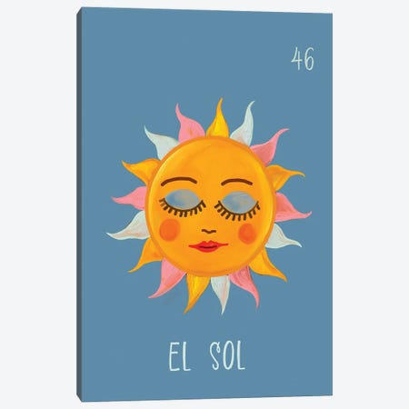 El Sol The Sun Canvas Print #CTI420} by Emanuela Carratoni Canvas Print