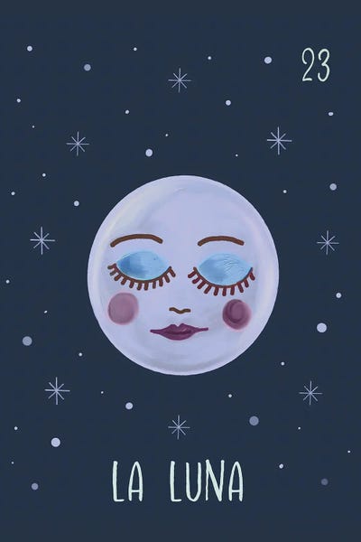 Mexican Culture: La Luna The Moon by Emanuela Carratoni