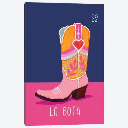 La Bota The Boot Canvas Print #CTI423} by Emanuela Carratoni Art Print