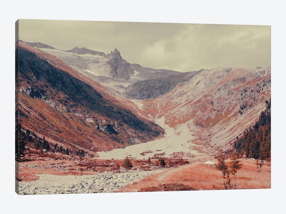 Mountain Landscape by Emanuela Carratoni 1-piece Canvas Wall Art