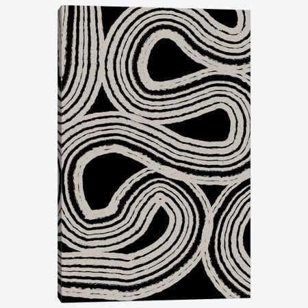Abstract Bw Painting Canvas Print #CTI432} by Emanuela Carratoni Canvas Art