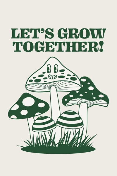 Mushrooms: Let's Grow Together by Emanuela Carratoni