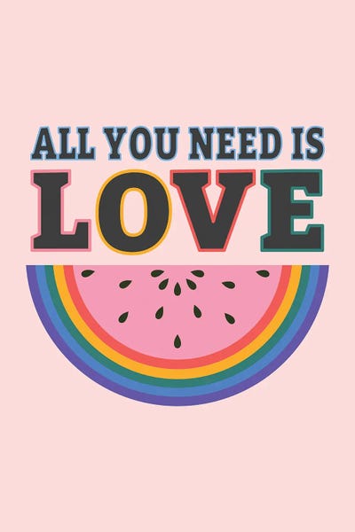 Rainbows: All You Need Is Love by Emanuela Carratoni