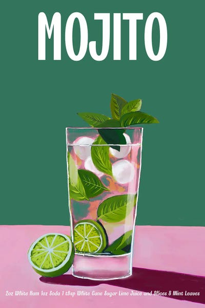 Mojito: Mojito Cocktail by Emanuela Carratoni