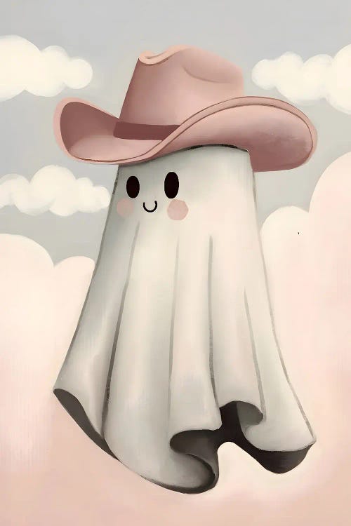 Howdy Ghost by Emanuela Carratoni wall art