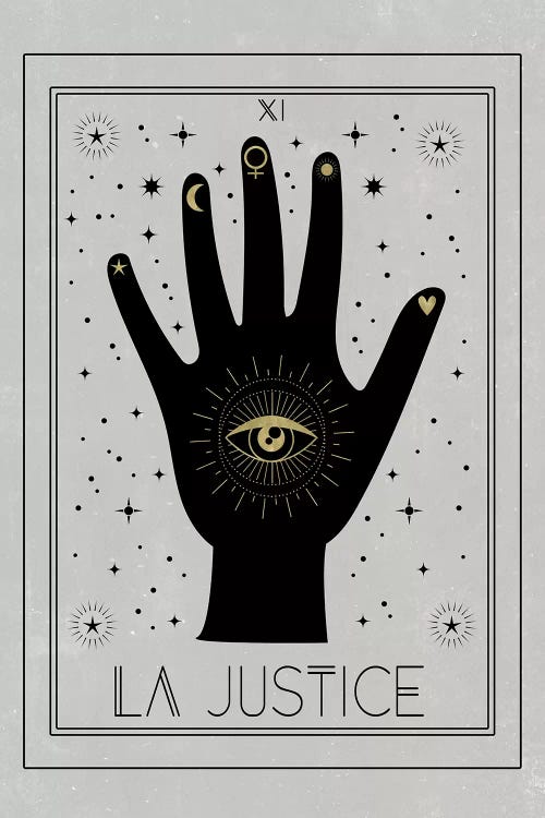 La Justice by Emanuela Carratoni canvas print
