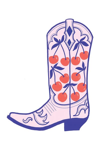 Trendsetter: Howdy Cherry Boot by Emanuela Carratoni